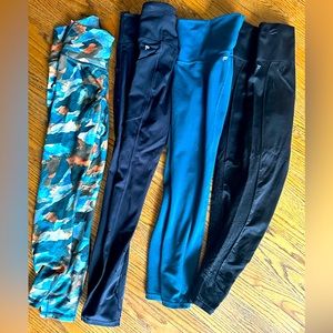 Lot of 4 pairs XXS Fabletics tights